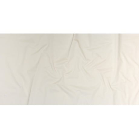 Carbon Brushed Stretch Khaki Twill - White - Averill Collection