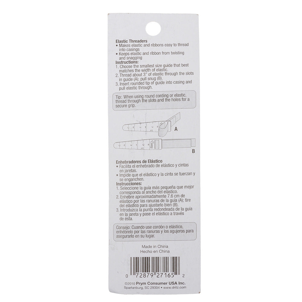 Dritz 3pc Elastic Threaders - Assorted Sizes