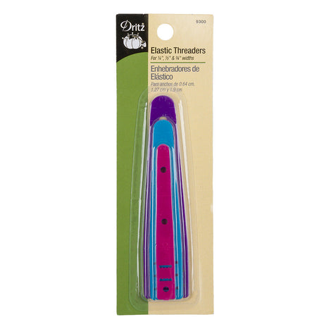 Dritz 3pc Elastic Threaders - Assorted Sizes