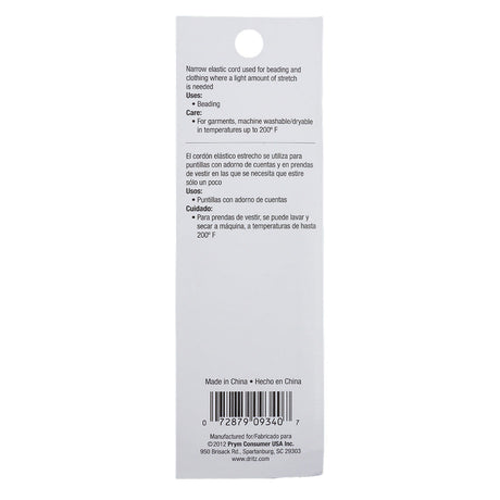 Dritz White Beading Cord Elastic - 5 yd