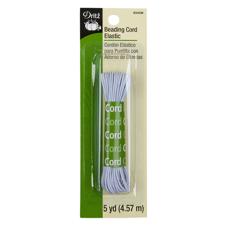 Dritz White Beading Cord Elastic - 5 yd