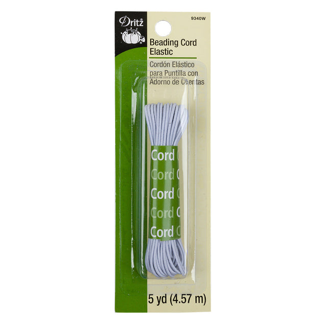 Dritz White Beading Cord Elastic - 5 yd