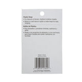 Dritz 14ct White Plastic O-Rings - 0.5"