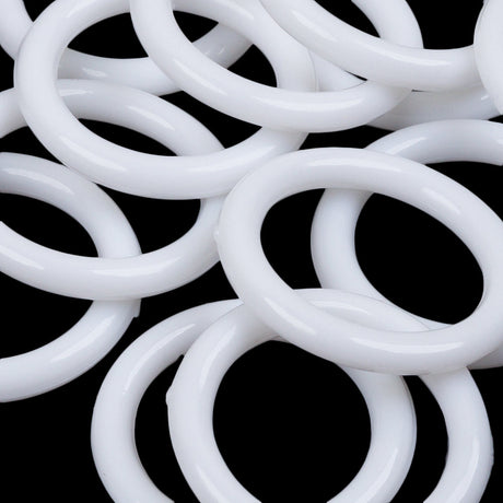 Dritz 14ct White Plastic O-Rings - 1.125"