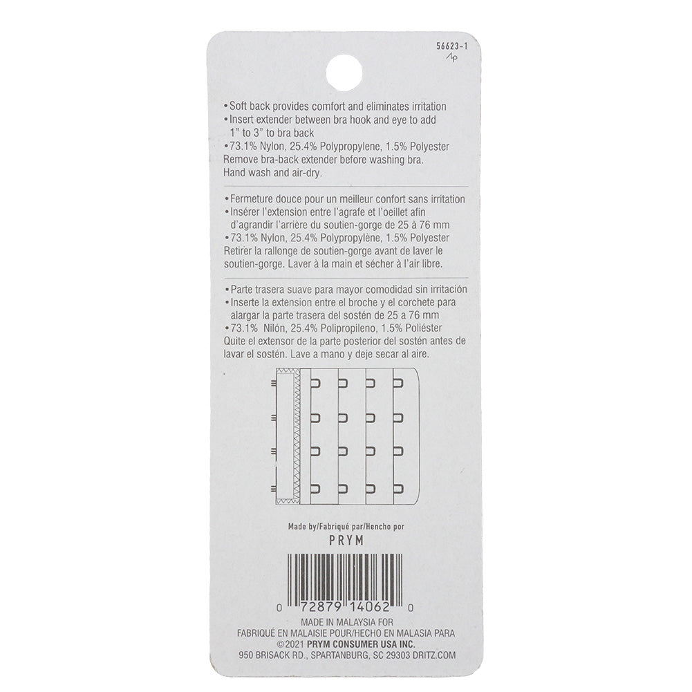 Dritz Black Bra Extender - 3"