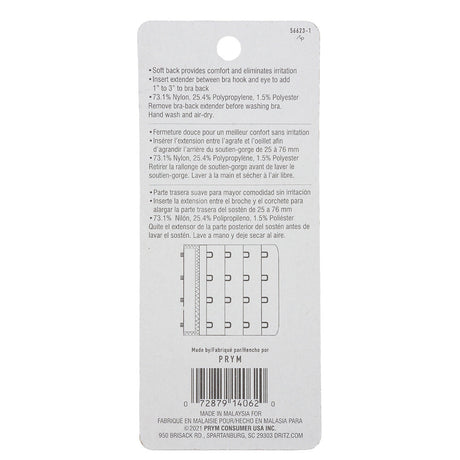 Dritz Black Bra Extender - 3"