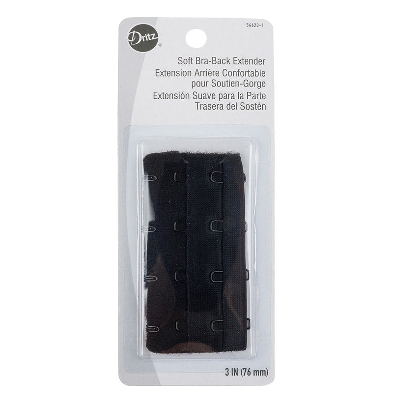 Dritz Black Bra Extender - 3"