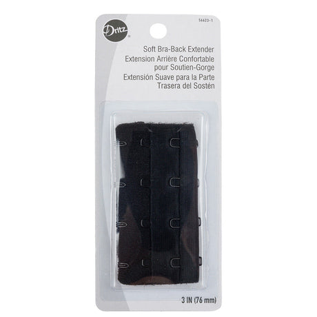 Dritz Black Bra Extender - 3"