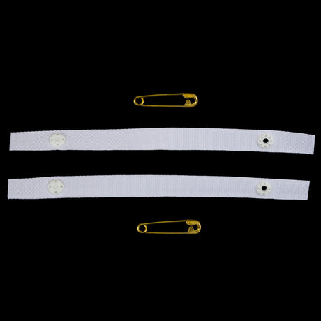 Dritz White Shoulder Strap Guards - 1 pair