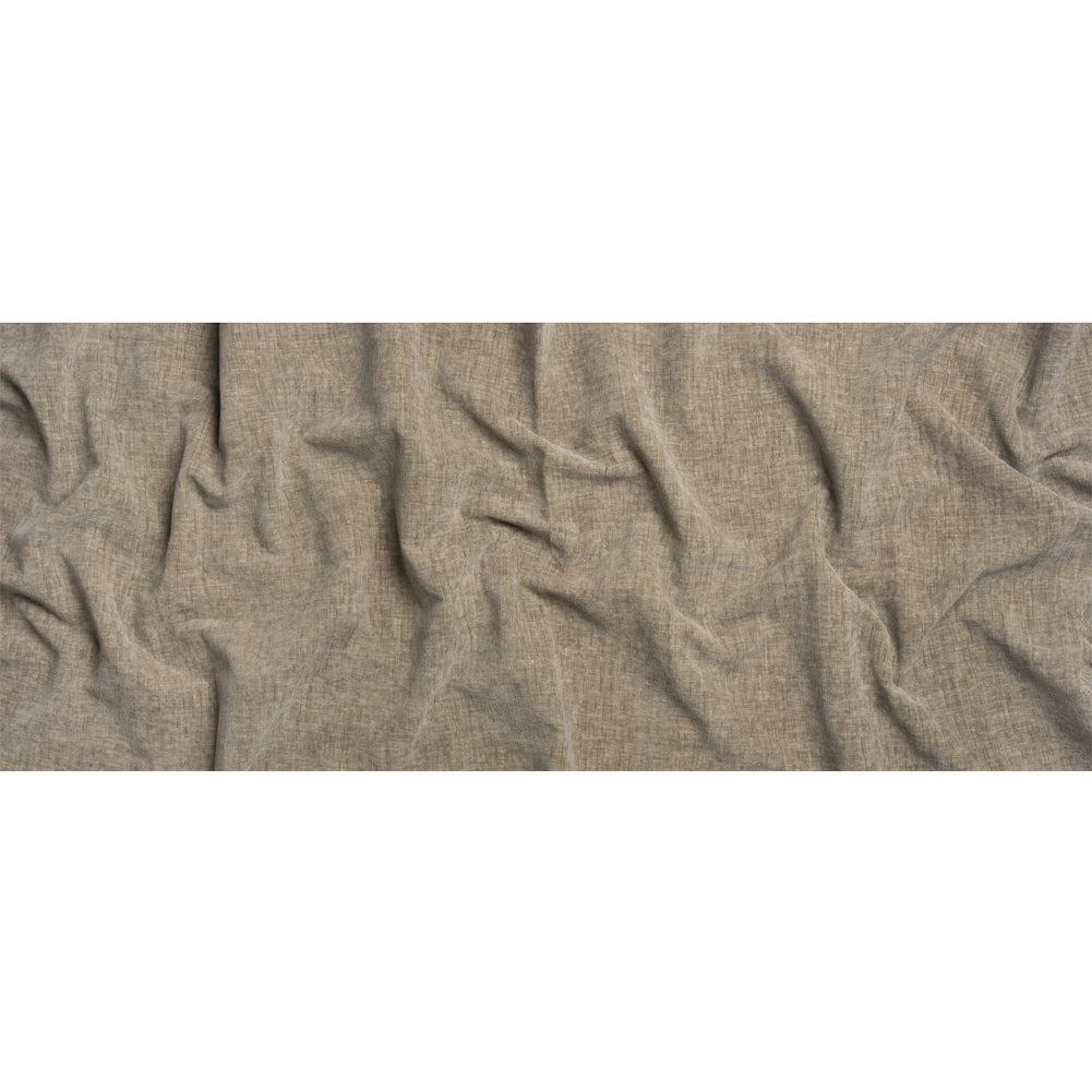 Otta Taupe Polyester Chenille Woven