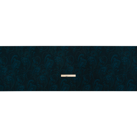 Stretch Polyester Woven Print - Dark Navy Paisley - Mood Exclusive Midnight Flight