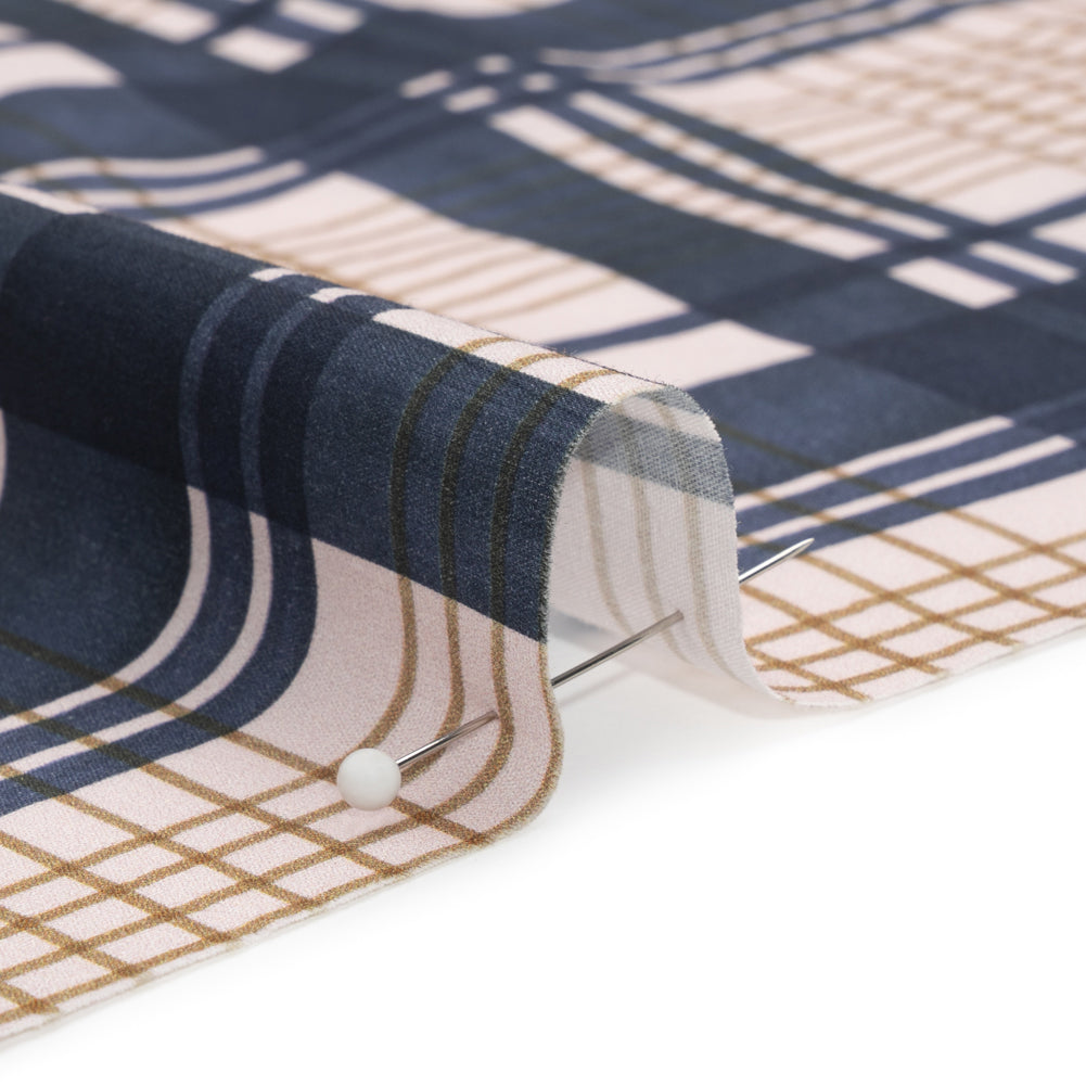 Mood Exclusive Blue Parting Glass Cotton Poplin
