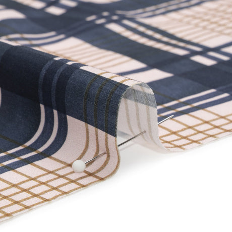 Mood Exclusive Blue Parting Glass Cotton Poplin