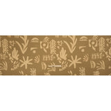 Stretch Cotton Twill Print - Beige and Sage Green Floral - Mood Exclusive Drawing Delight