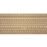 Stretch Cotton Twill Print - Beige Animal, Leaf, and Geometric Stripes - Mood Exclusive Puma Pounce