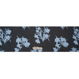 Viscose Crepe Print - Black and Blue Floral - Mood Exclusive April Ever After