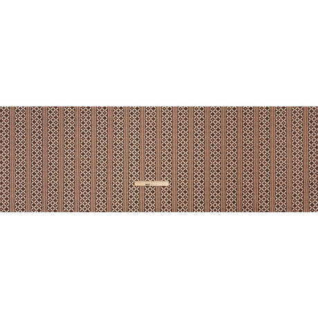 Cotton Poplin Print - Brown Diamonds and Stripes - Mood Exclusive Back to Back