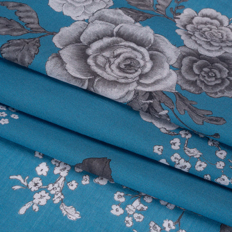 Mood Exclusive Blue Gardener's Gift Cotton Voile