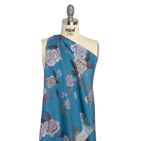 Mood Exclusive Blue Gardener's Gift Cotton Voile