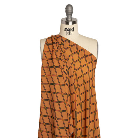 Mood Exclusive Dark Peach Highly Haute Viscose Georgette