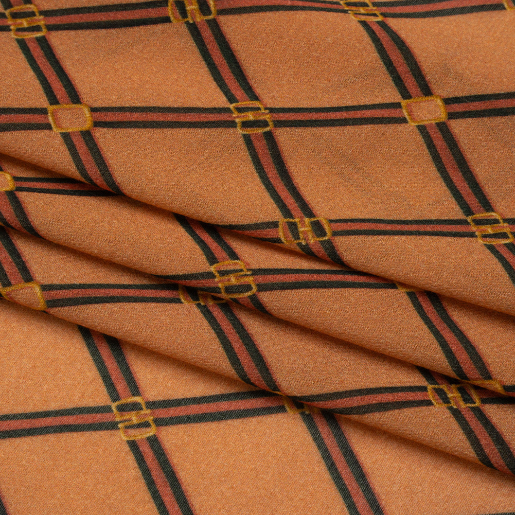 Mood Exclusive Dark Peach Highly Haute Viscose Georgette