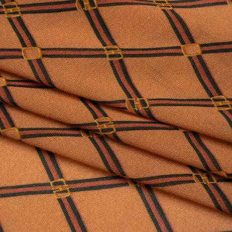 Mood Exclusive Dark Peach Highly Haute Viscose Georgette