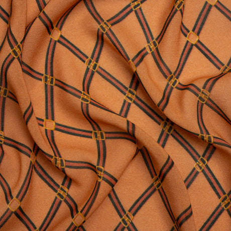 Mood Exclusive Dark Peach Highly Haute Viscose Georgette