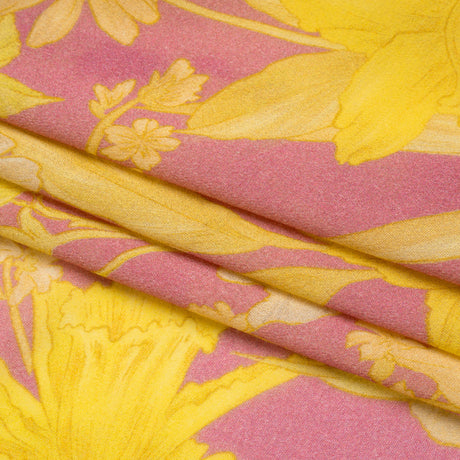 Mood Exclusive Lemonade and Daffodils Viscose Georgette