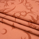 Stretch Cotton Twill Print - Orange Classic Tattoo Motifs - Mood Exclusive Totally Starstruck