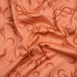 Stretch Cotton Twill Print - Orange Classic Tattoo Motifs - Mood Exclusive Totally Starstruck