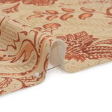 Stretch Cotton Twill Print - Beige and Orange Floral - Mood Exclusive Aromatic Aria