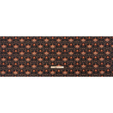 Stretch Cotton Twill - Black and Orange Floral - Watching the Fire Print - Mood Exclusive Rockland Collection