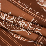 Stretch Cotton Twill Panel - Burgundy Floral Blocks - Mood Exclusive Maple Hill Heights