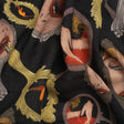Slubbed Viscose Woven Print - Small Mirrors and Flames - Mood Exclusive Damsel in This Dress