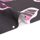 Slubbed Viscose Woven Print - Purple and Pink Female Portraits - Mood Exclusive Phenomenal Woman