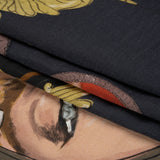 Slubbed Viscose Woven Print - Large Mirrors and Flames - Mood Exclusive Damsel in This Dress