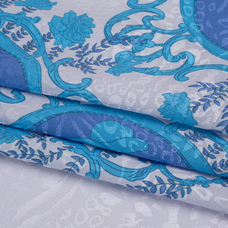 Mood Exclusive Purple Eau de Cologne Animal Rayon Jacquard Panel