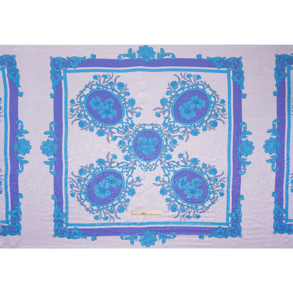 Mood Exclusive Purple Eau de Cologne Animal Rayon Jacquard Panel