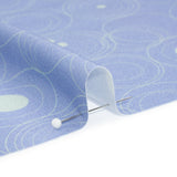 Mood Exclusive Blue Planetary Place Stretch Sustainable Rayon Batiste