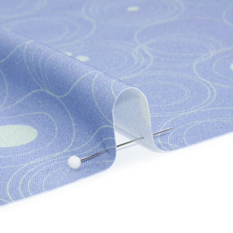 Mood Exclusive Blue Planetary Place Stretch Sustainable Rayon Batiste