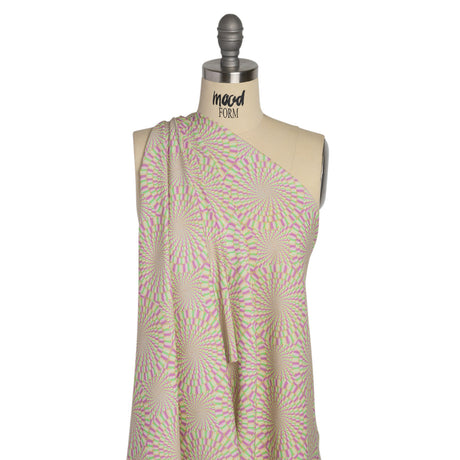 Mood Exclusive Purple Hype Hypnosis Stretch Sustainable Rayon Batiste