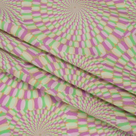 Mood Exclusive Purple Hype Hypnosis Stretch Sustainable Rayon Batiste