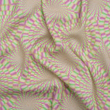 Mood Exclusive Purple Hype Hypnosis Stretch Sustainable Rayon Batiste
