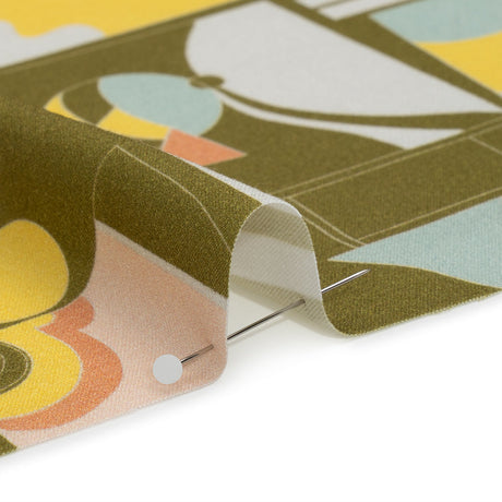 Mood Exclusive Olive Shape of the World Stretch Sustainable Rayon Batiste