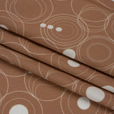 Mood Exclusive Brown Planetary Place Stretch Sustainable Rayon Batiste