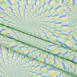 Mood Exclusive Blue Hype Hypnosis Stretch Sustainable Rayon Batiste