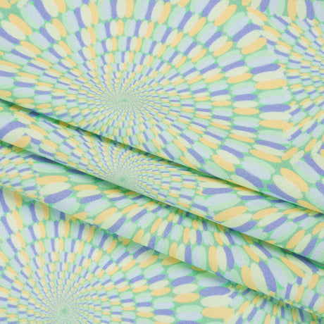 Mood Exclusive Blue Hype Hypnosis Stretch Sustainable Rayon Batiste