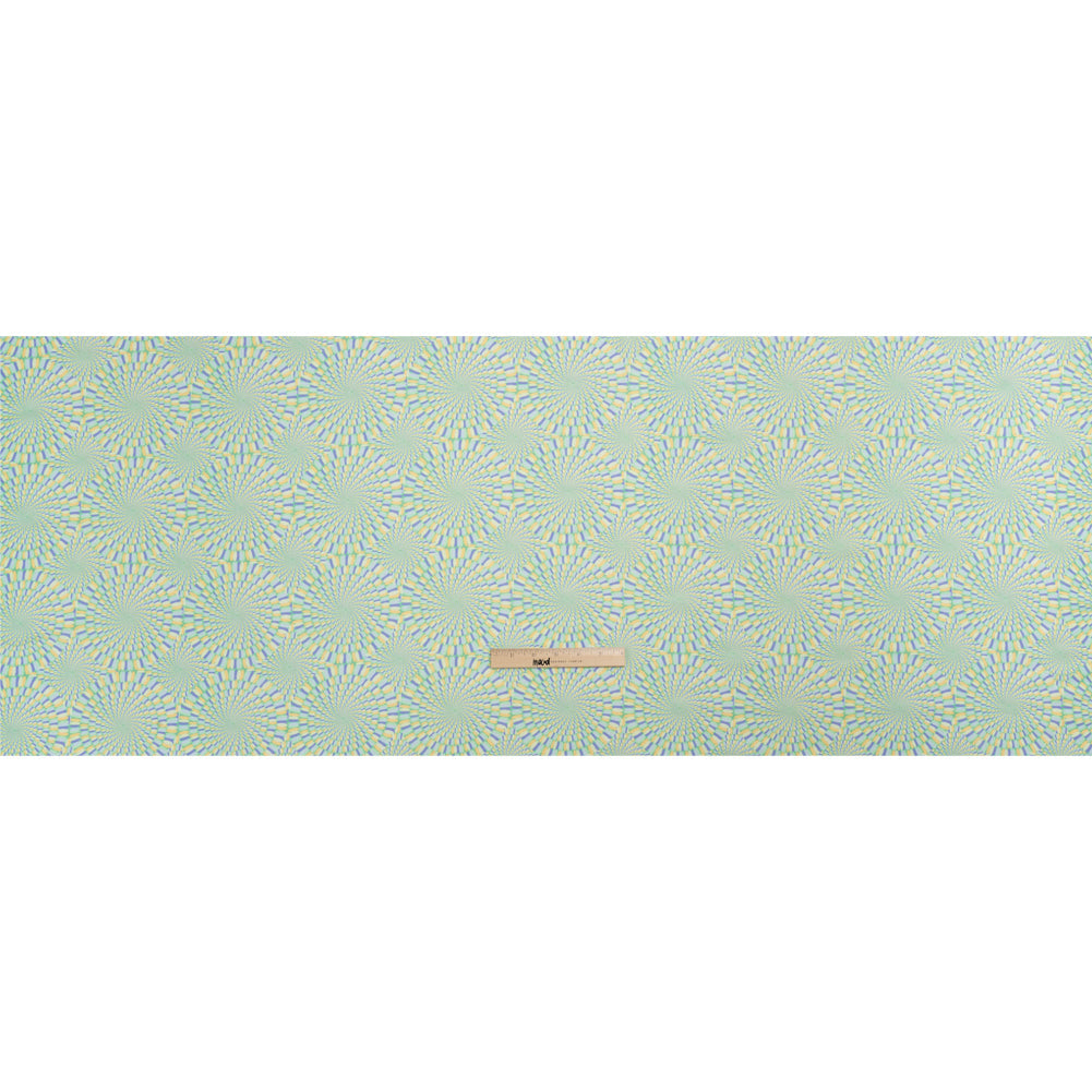 Mood Exclusive Blue Hype Hypnosis Stretch Sustainable Rayon Batiste