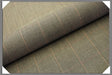 Brown Houndstooth W/Tan Stripe Wool Fabric - Brown Houndstooth, Tan Stripe, 58/60" Wide (1 Yard)
