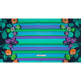 Mood Exclusive Navy Lines and Lilies Rayon Challis